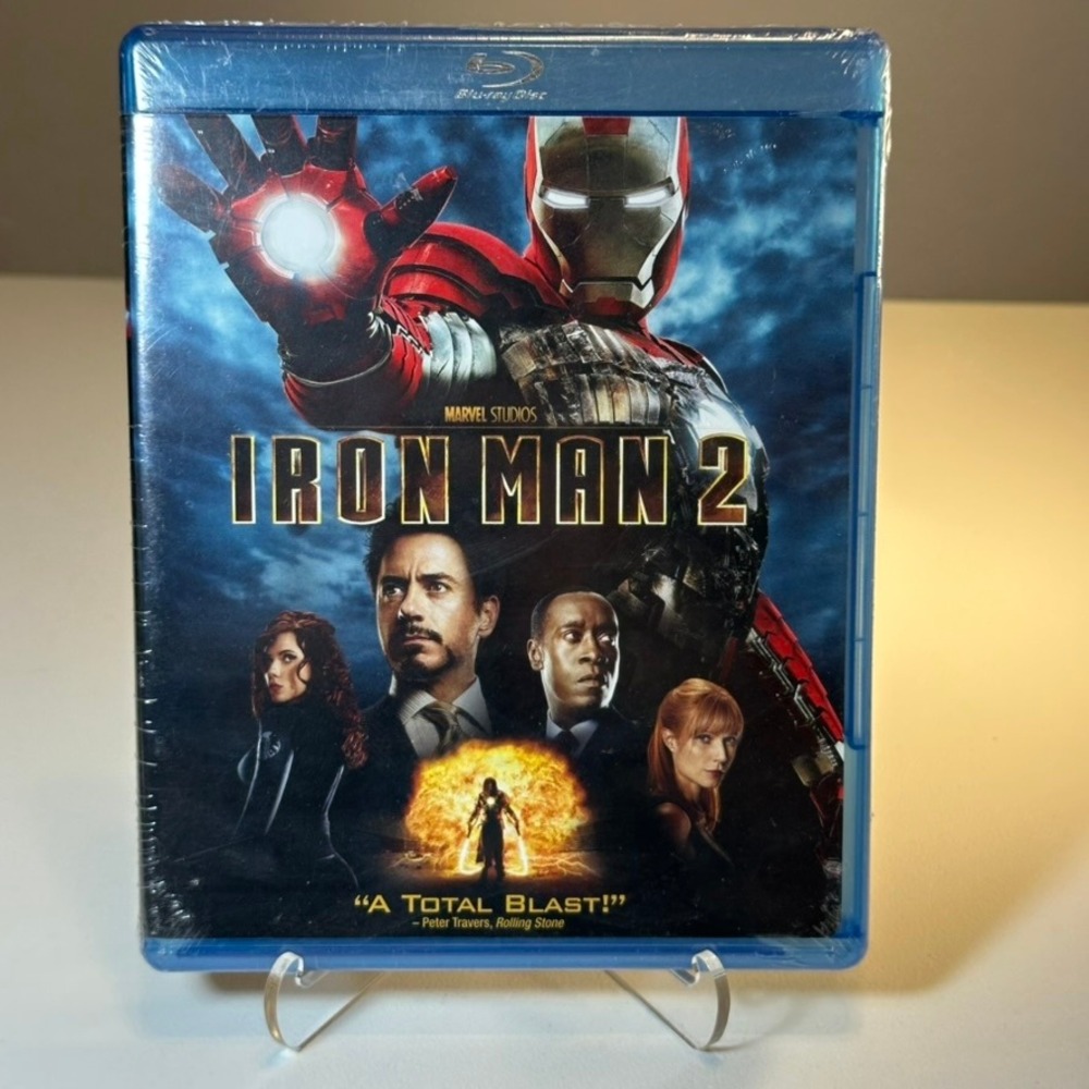 Iron Man 2 Blu Ray Movie Disc Film Robert Downey Jr. Scarlett Johansson Marvel